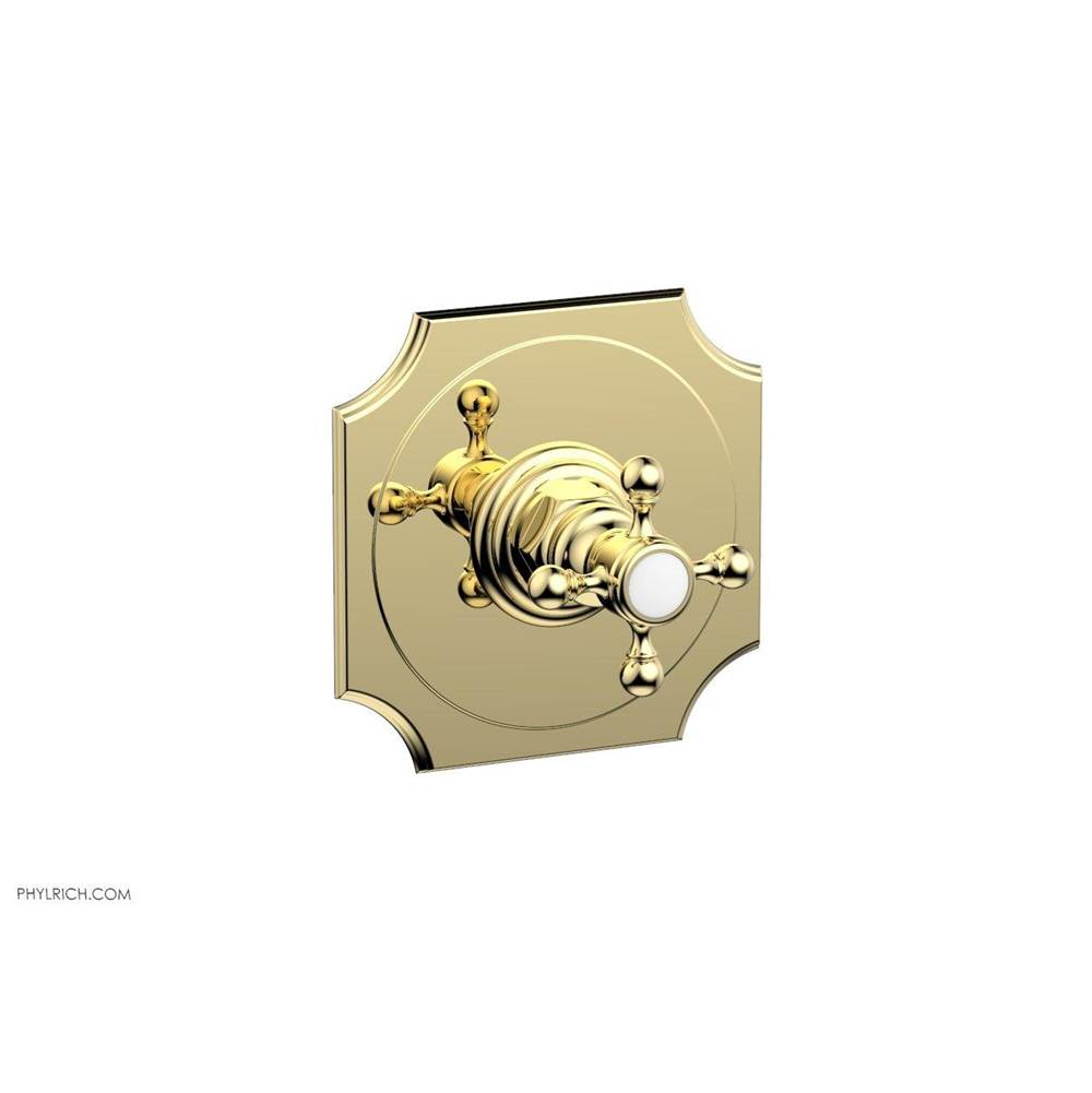 Phylrich - Single Hdl Shower Tr - Polished Brass