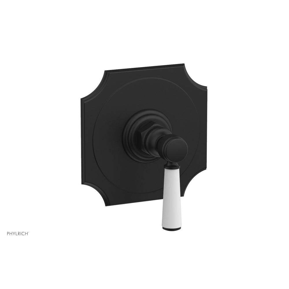 Phylrich - Single Hdl Shower Tr - Matte Black