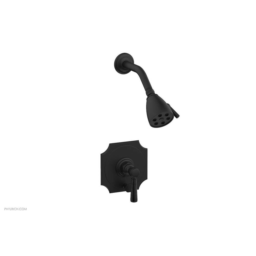 Phylrich - Pb Shower & Div. Set - Matte Black