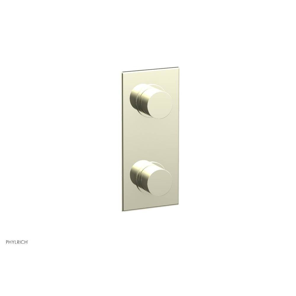 Phylrich - 1/2'' Mini Therm W Vol/Div - Burnished Nickel