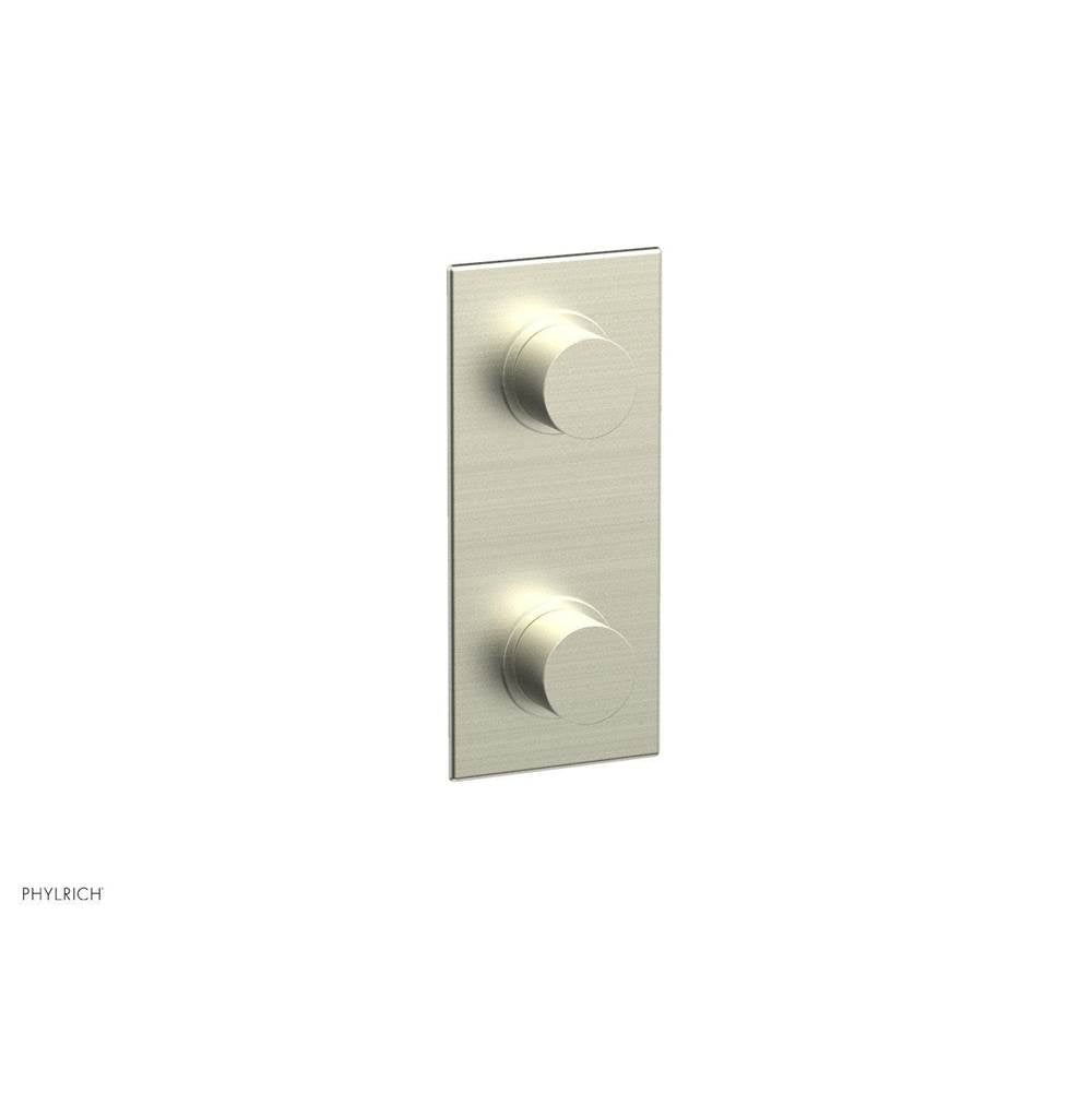 Phylrich - 1/2'' Mini Therm W Vol/Div - Satin Nickel