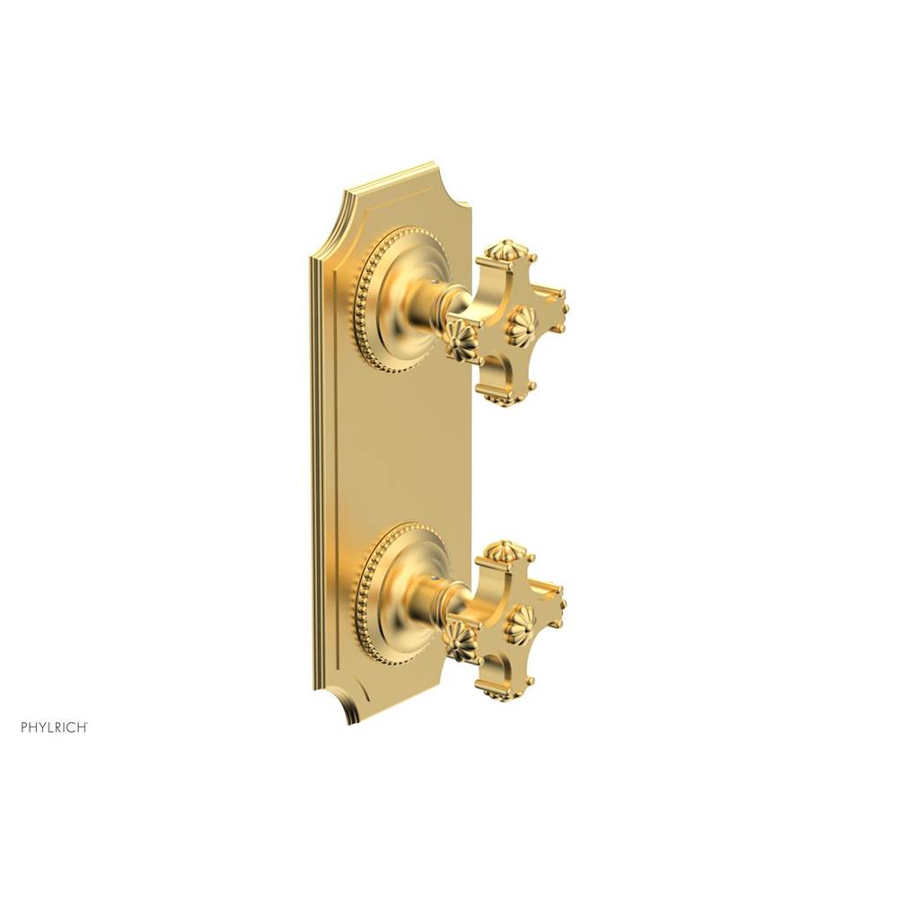 Phylrich - MARVELLE 1/2'' Mini Thermostatic Valve with Volume Control or Diverter 4-293 - Satin chrome