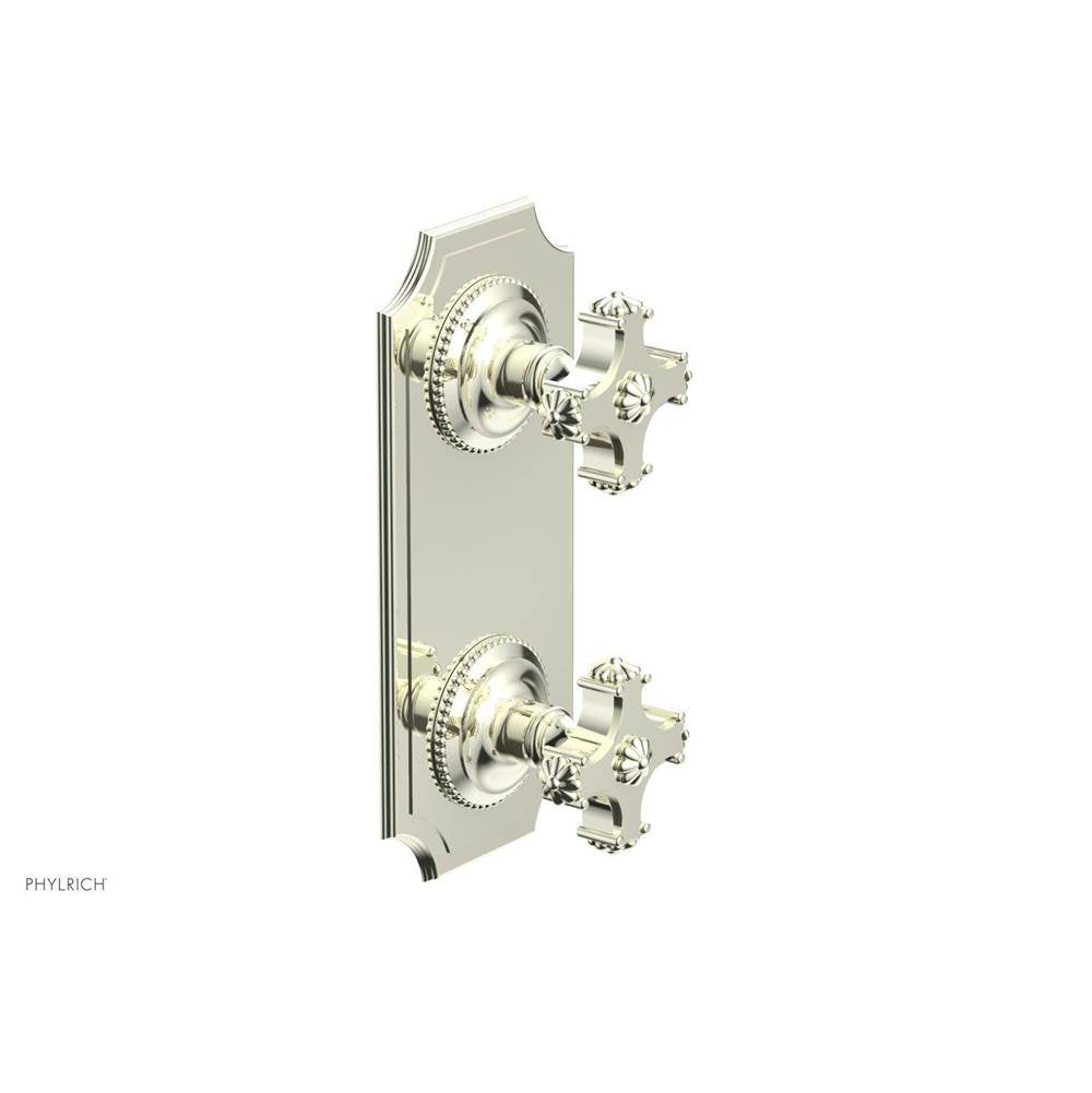 Phylrich - MARVELLE 1/2'' Mini Thermostatic Valve with Volume Control or Diverter 4-293 - Polished Brass Uncoated
