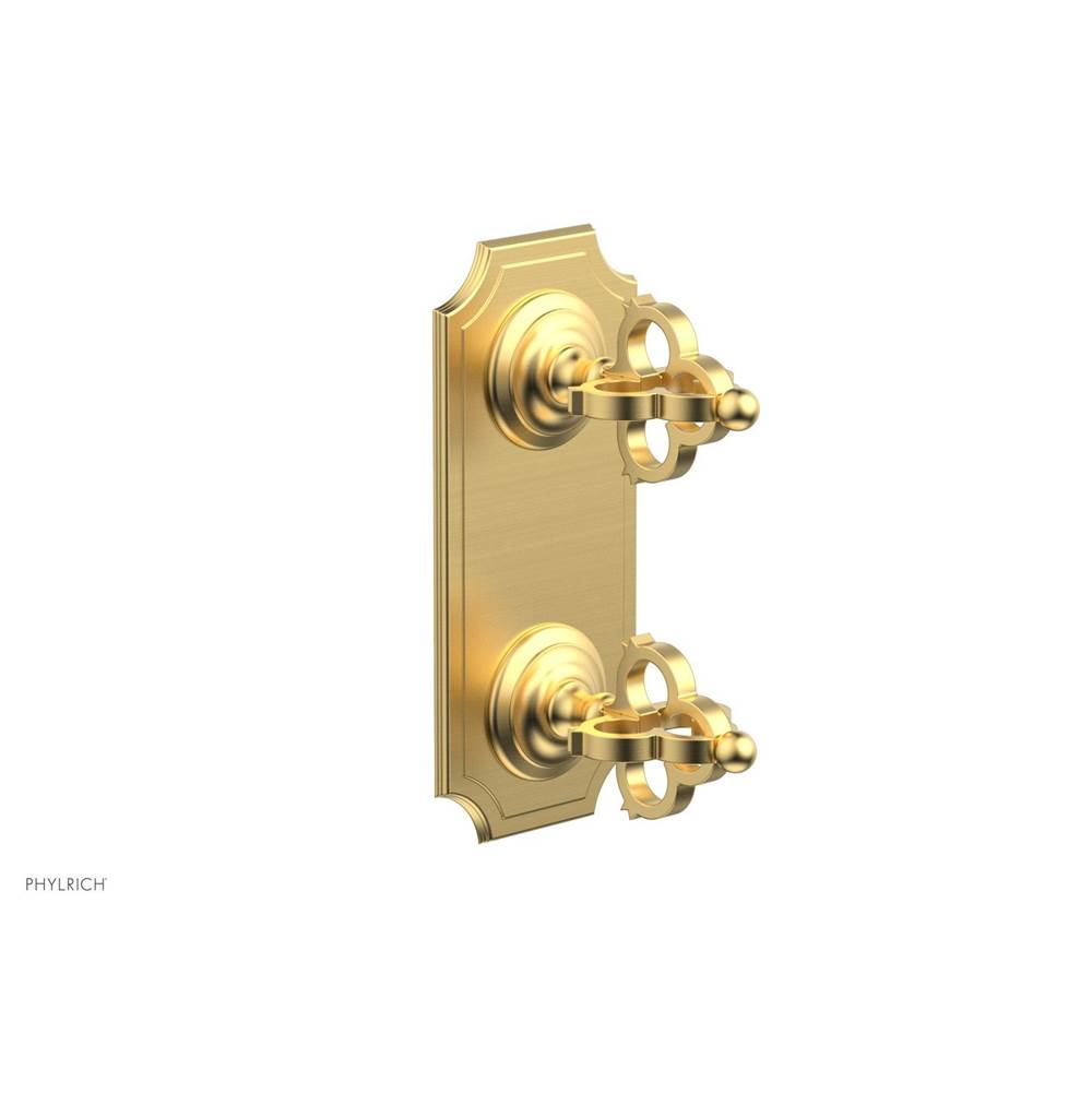 Phylrich - 1/2'' Mini Therm W Vol/Div - Burnished Gold