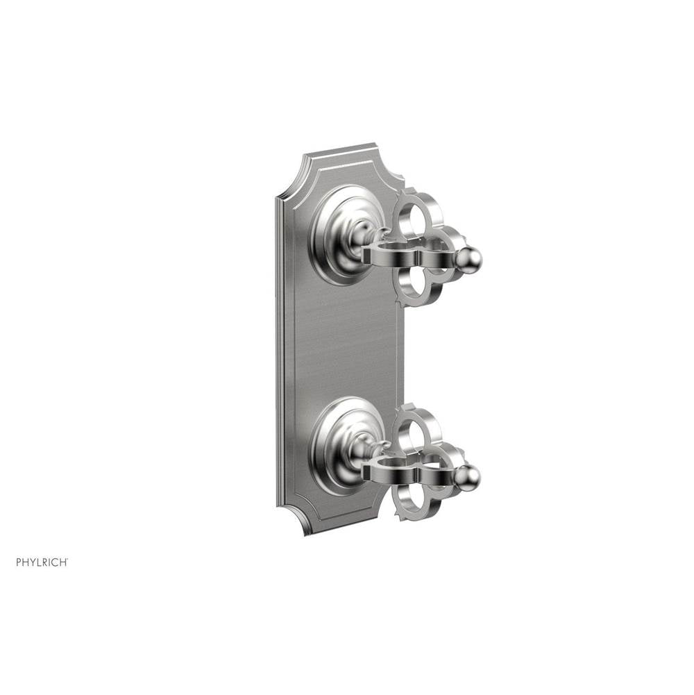 Phylrich - COURONNE 1/2'' Mini Thermostatic Valve with Volume Control or Diverter 4-305 - Satin chrome