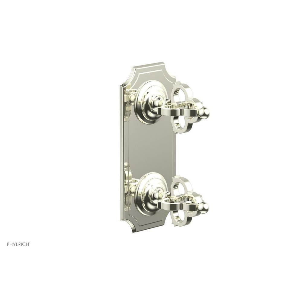 Phylrich - COURONNE 1/2'' Mini Thermostatic Valve with Volume Control or Diverter 4-305 - Burnished Nickel