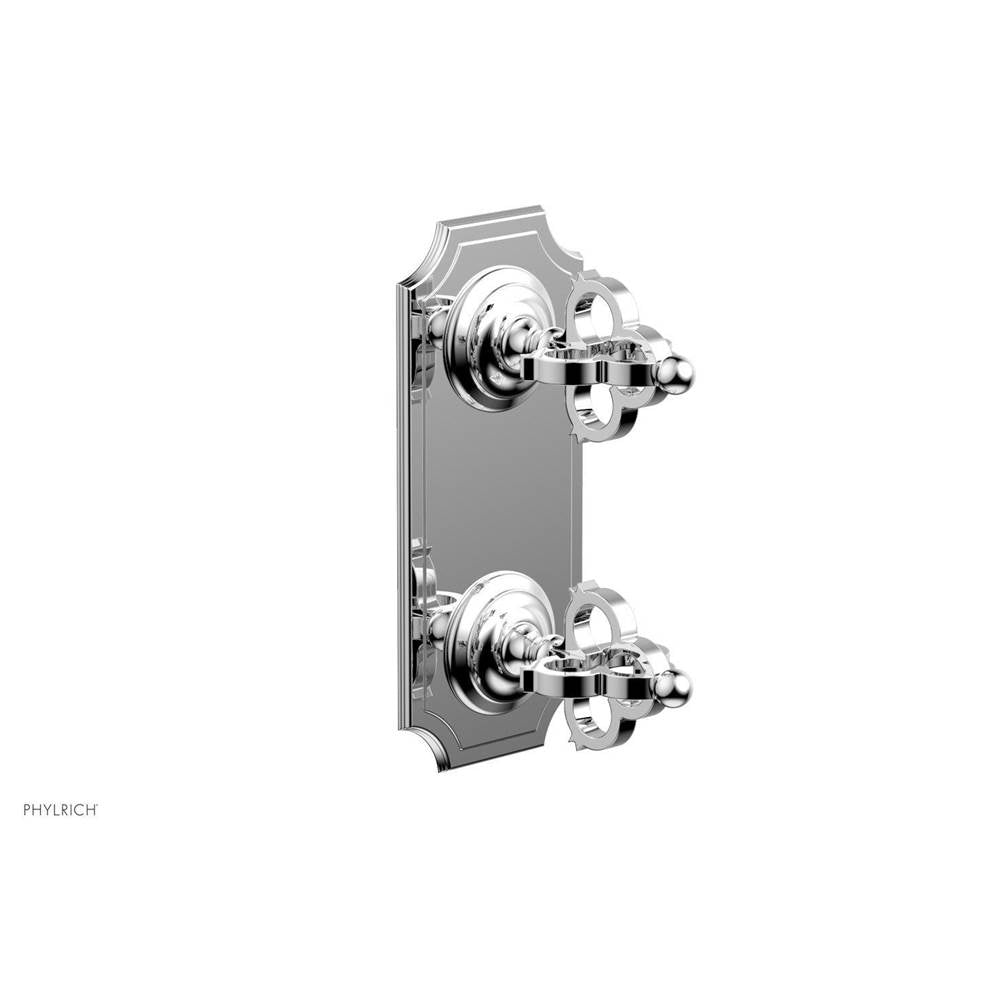 Phylrich - COURONNE 1/2'' Mini Thermostatic Valve with Volume Control or Diverter 4-305 - Satin Brass