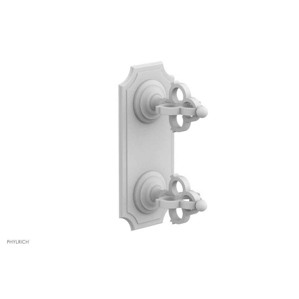Phylrich - COURONNE 1/2'' Mini Thermostatic Valve with Volume Control or Diverter 4-305 - Satin White