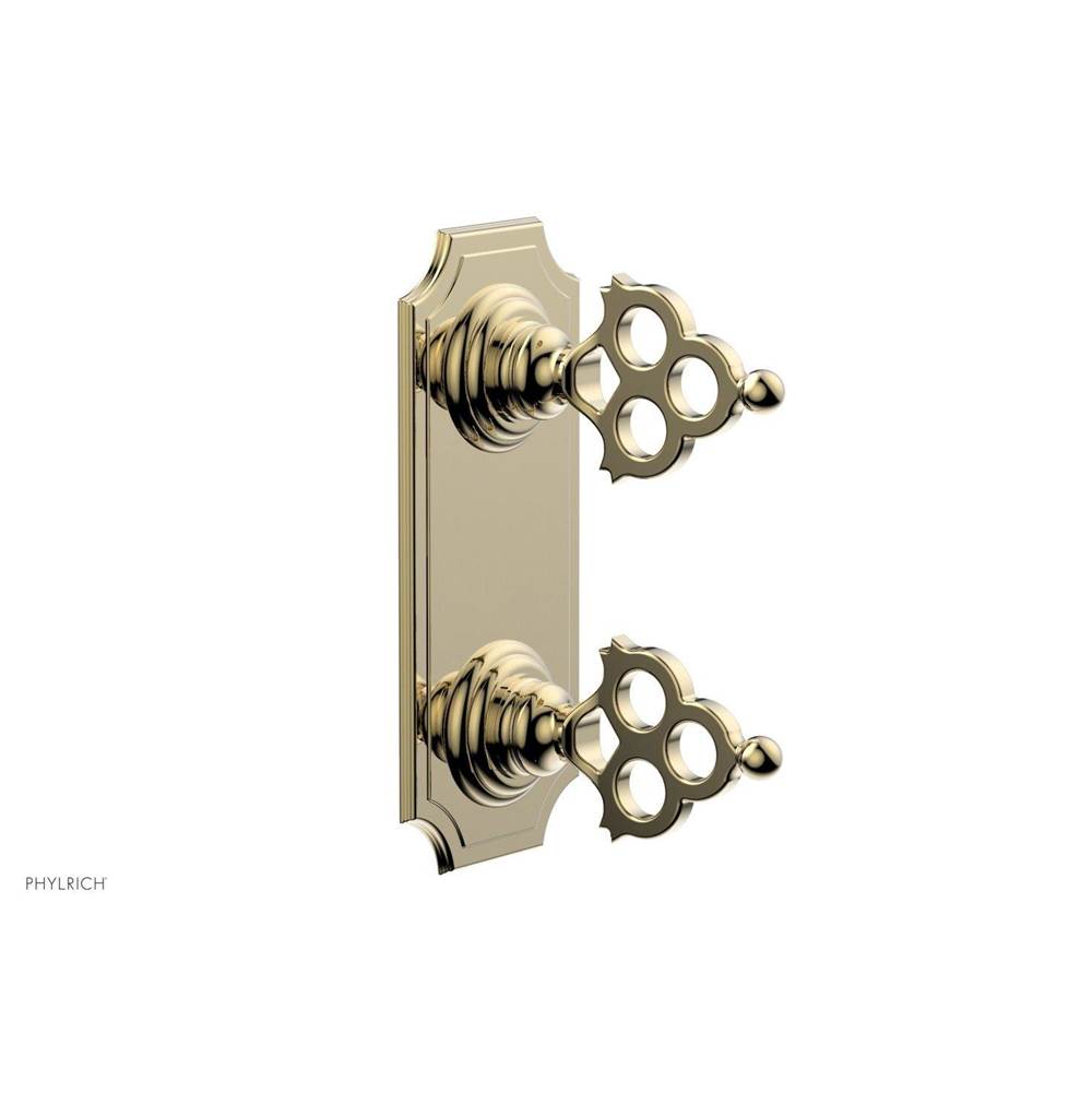 Phylrich - MAISON 1/2'' Mini Thermostatic Valve with Volume Control or Diverter 4-311 - Polished Brass Uncoated
