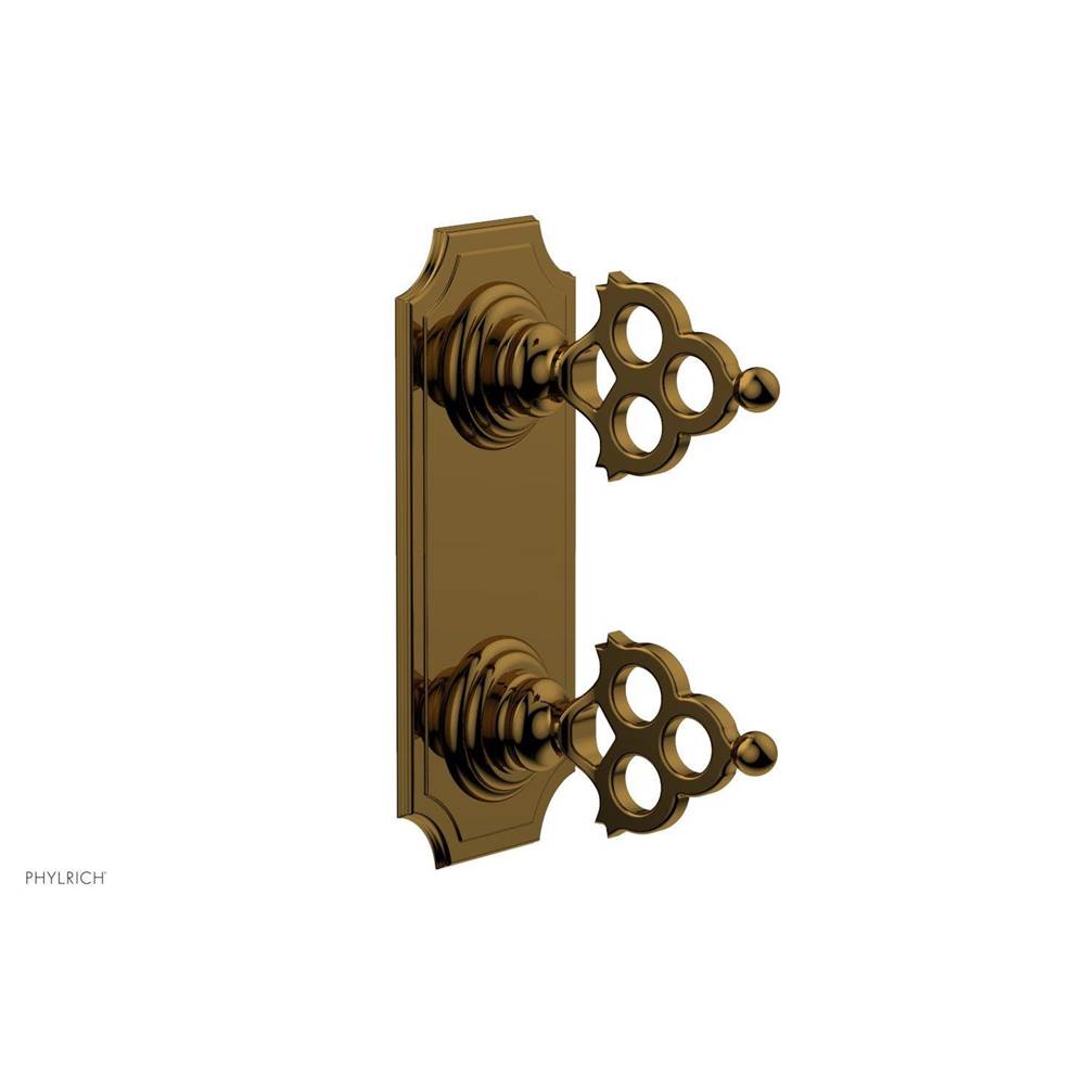 Phylrich - MAISON 1/2'' Mini Thermostatic Valve with Volume Control or Diverter 4-311 - French Brass