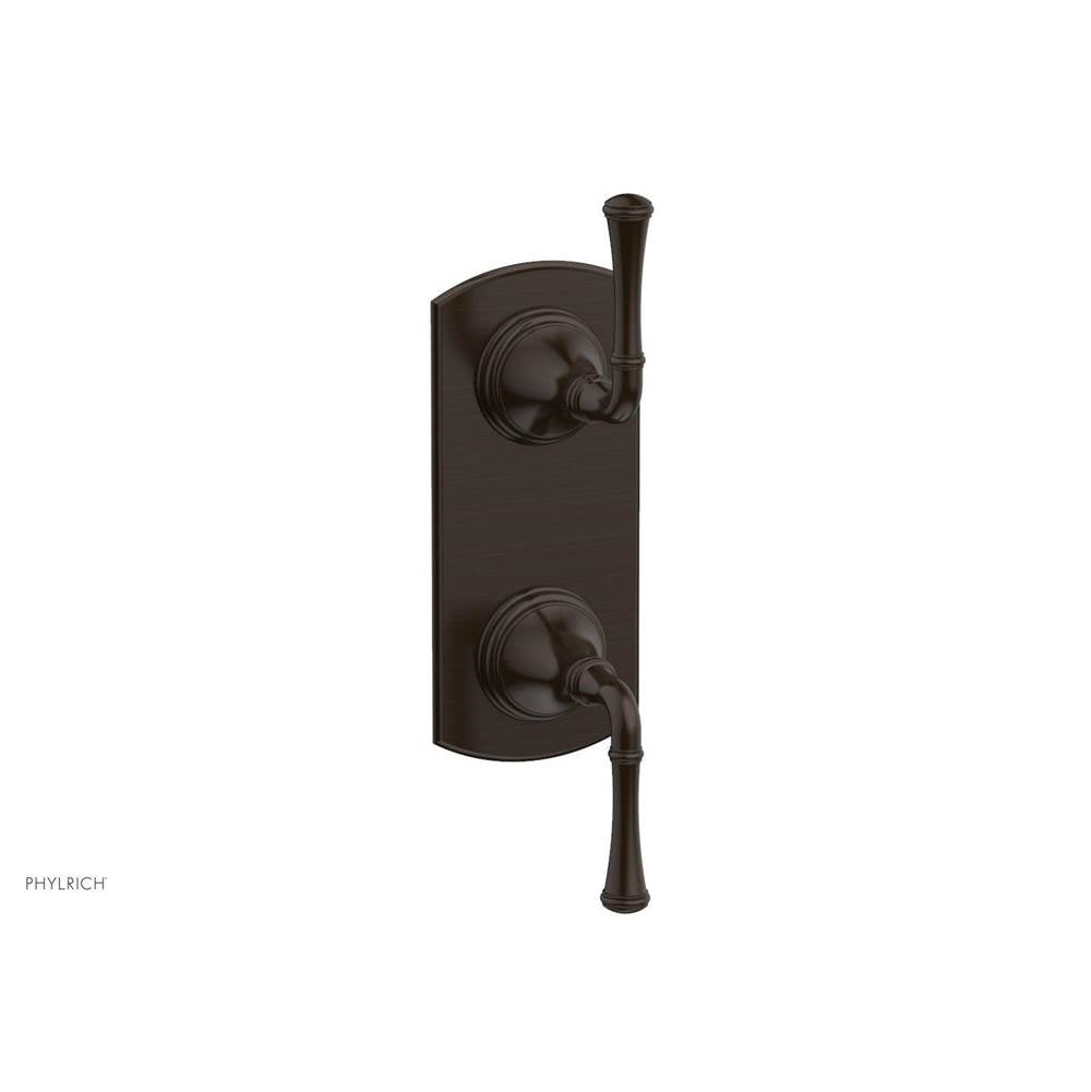 Phylrich - 3RING 1/2'' Mini Thermostatic Valve with Volume Control Diverter 4-313 - Oil Rubbed Bronze