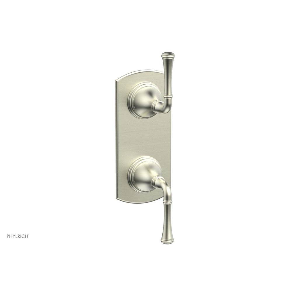 Phylrich - 3RING 1/2'' Mini Thermostatic Valve with Volume Control Diverter 4-313 - Polished Brass