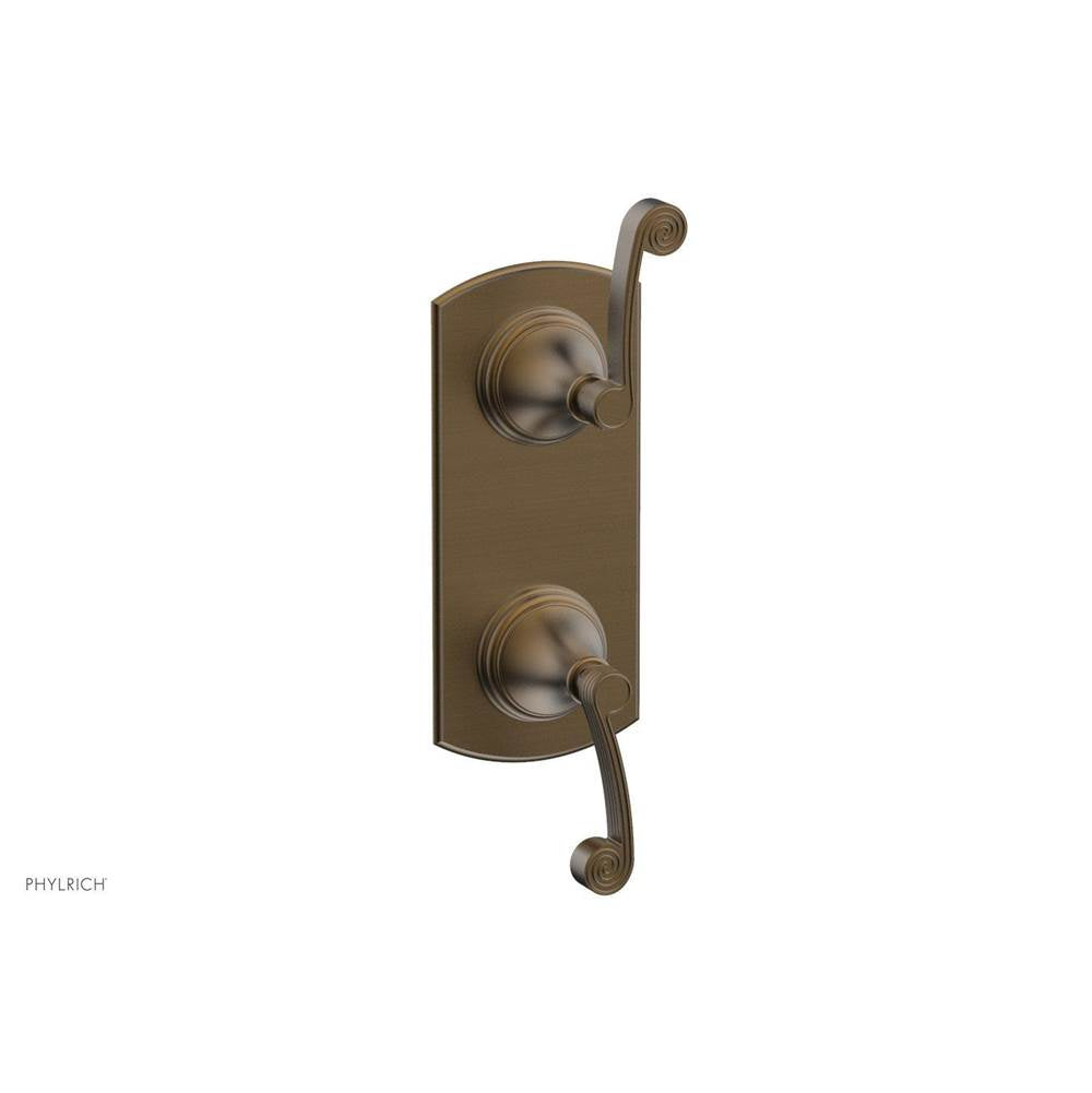 Phylrich - 1/2'' Mini Therm W Vol/Div - Old English Brass