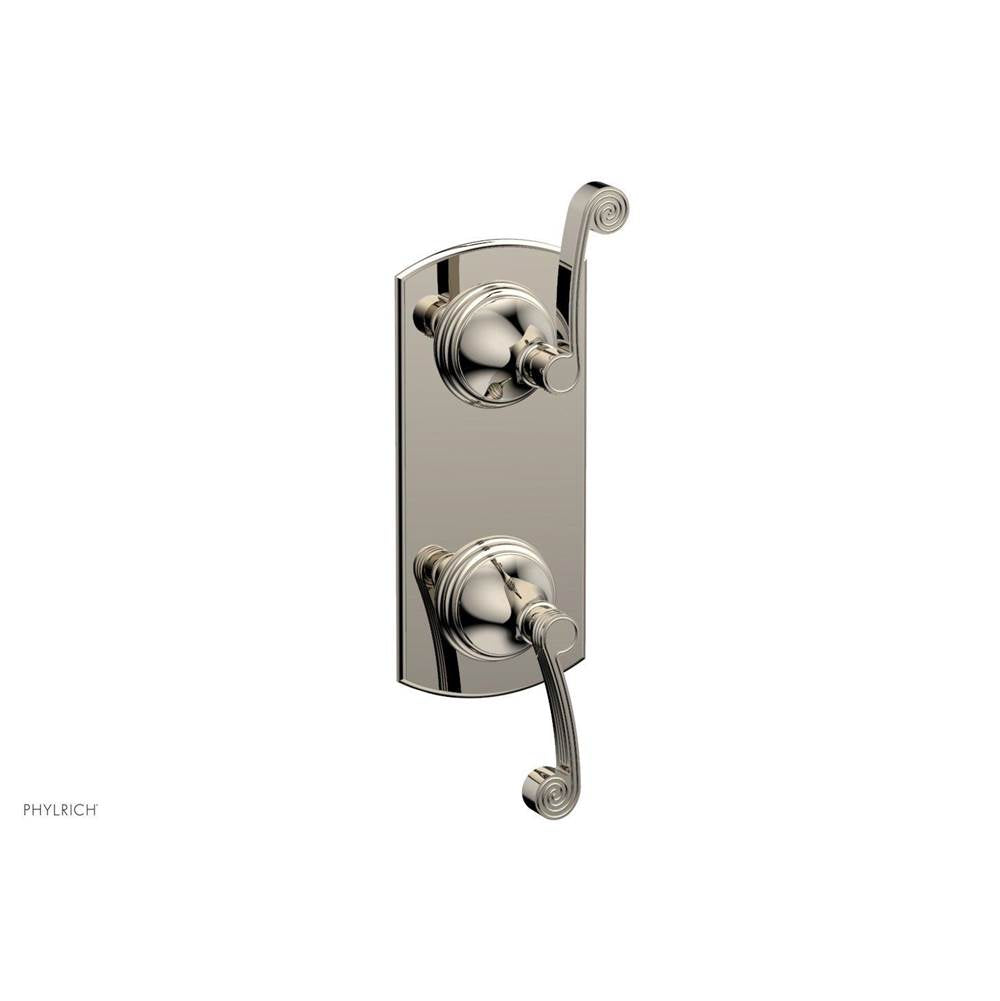 Phylrich - 1/2'' Mini Therm W Vol/Div - Polished Nickel