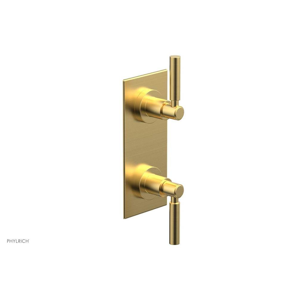 Phylrich - 1/2'' Mini Therm, Lvr Hdlsbasic Series - Burnished Gold