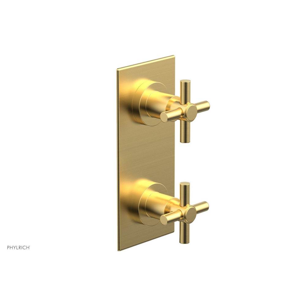 Phylrich - 1/2'' Mini Therm W/ Vol Ctrl / Div. - Burnished Gold