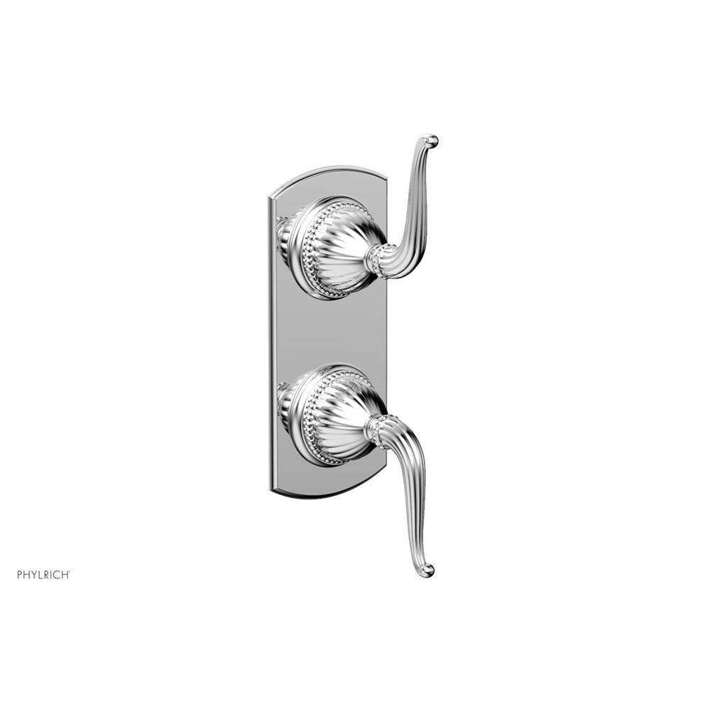 Phylrich - Georgian & Barcelona Volume Control/Diverter Trim - Lever Handle 4-376 - Satin Brass