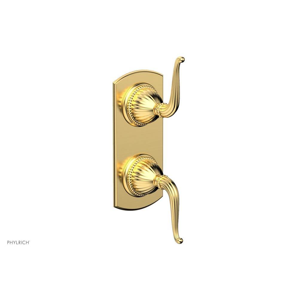 Phylrich - Georgian & Barcelona Volume Control/Diverter Trim - Lever Handle 4-376 - Polished Chrome