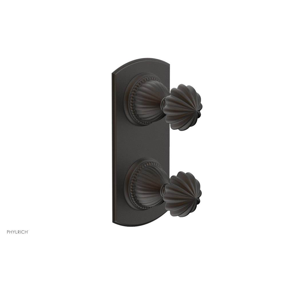 Phylrich - Georgian & Barcelona Volume Control/Diverter Trim - Round Handle 4-382 - Oil Rubbed Bronze