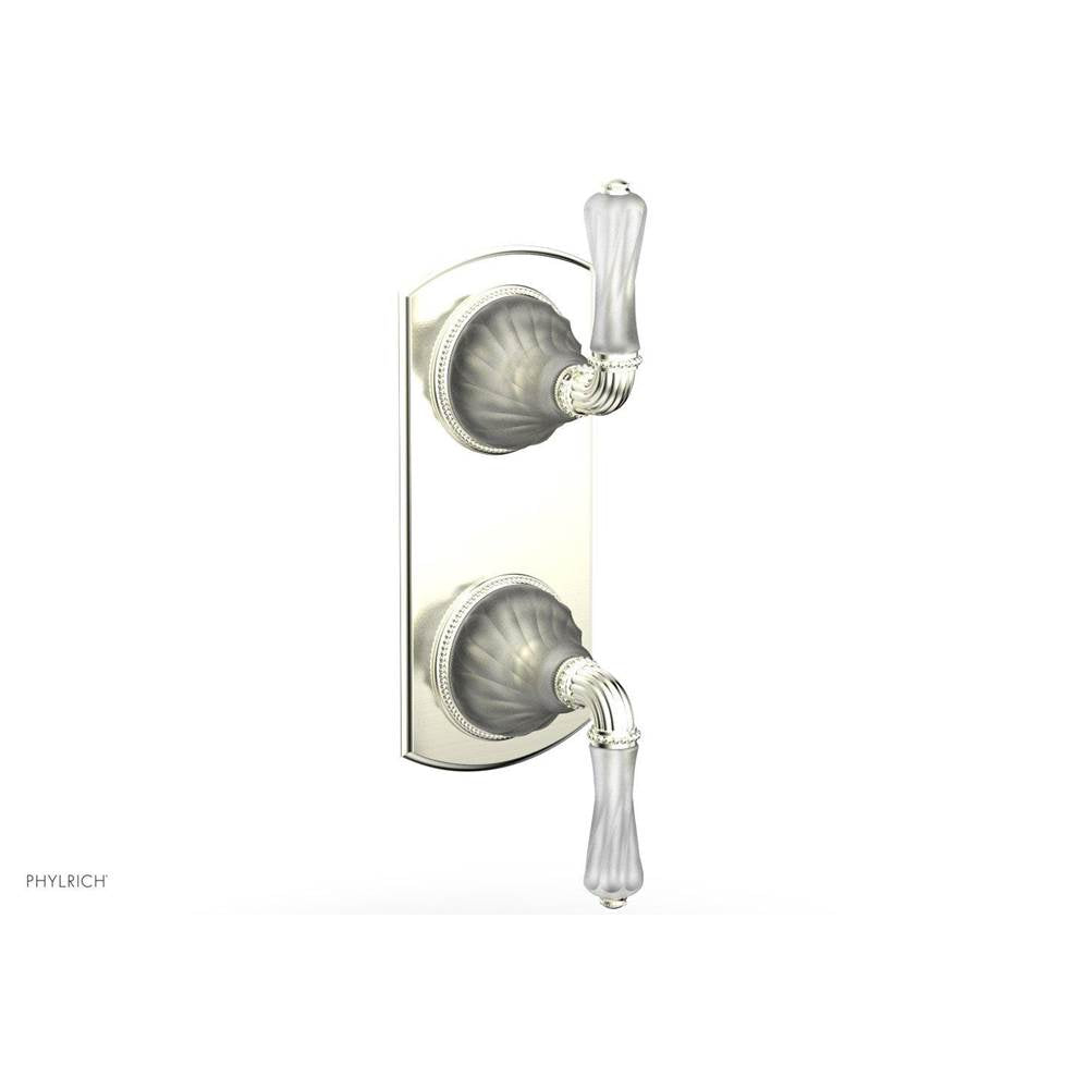 Phylrich - MIRABELLA 1/2'' Thermostatic Valve with Volume Control or Diverter 4-406 - Satin Nickel