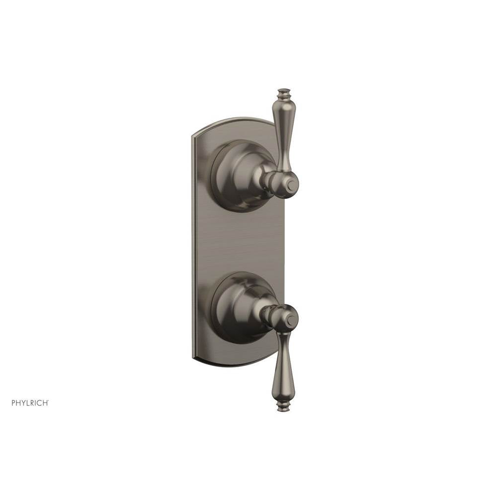 Phylrich - REVERE & SAVANNAH 1/2'' Thermostatic Valve with Volume Control or Diverter 4-420 - Pewter
