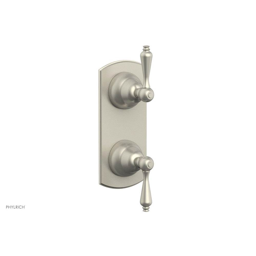 Phylrich - REVERE & SAVANNAH 1/2'' Thermostatic Valve with Volume Control or Diverter 4-420 - Burnished Nickel