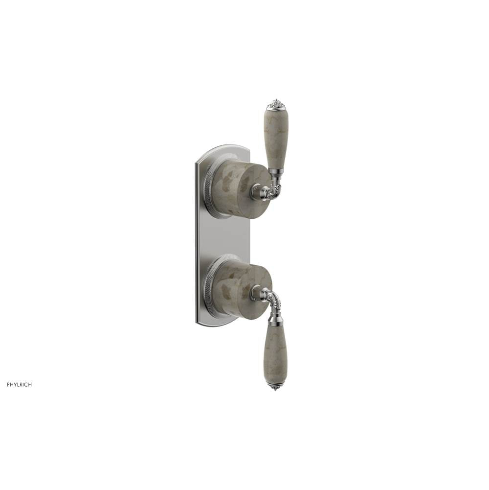 Phylrich - 1/2'' Mini Therm 2 Hdl Trim - Satin chrome