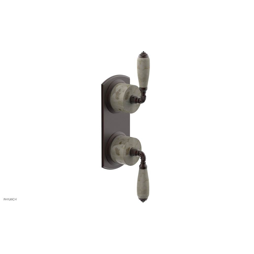 Phylrich - 1/2'' Mini Therm 2 Hdl Trim - Weathered Copper