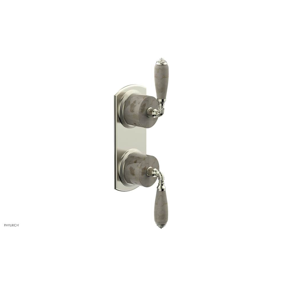 Phylrich - 1/2'' Mini Therm 2 Hdl Trim - Satin Nickel