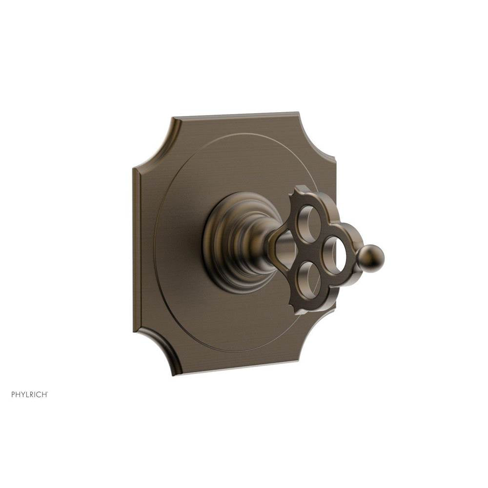Phylrich - MAISON Pressure Balance Shower Plate & Handle Trim 4-469 - Antique Brass