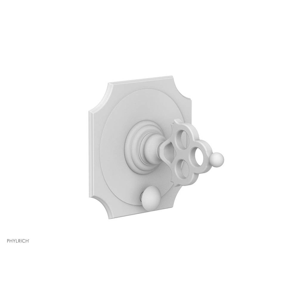 Phylrich - MAISON Pressure Balance Shower Plate with Diverter and Handle Trim Set 4-470 - Satin White