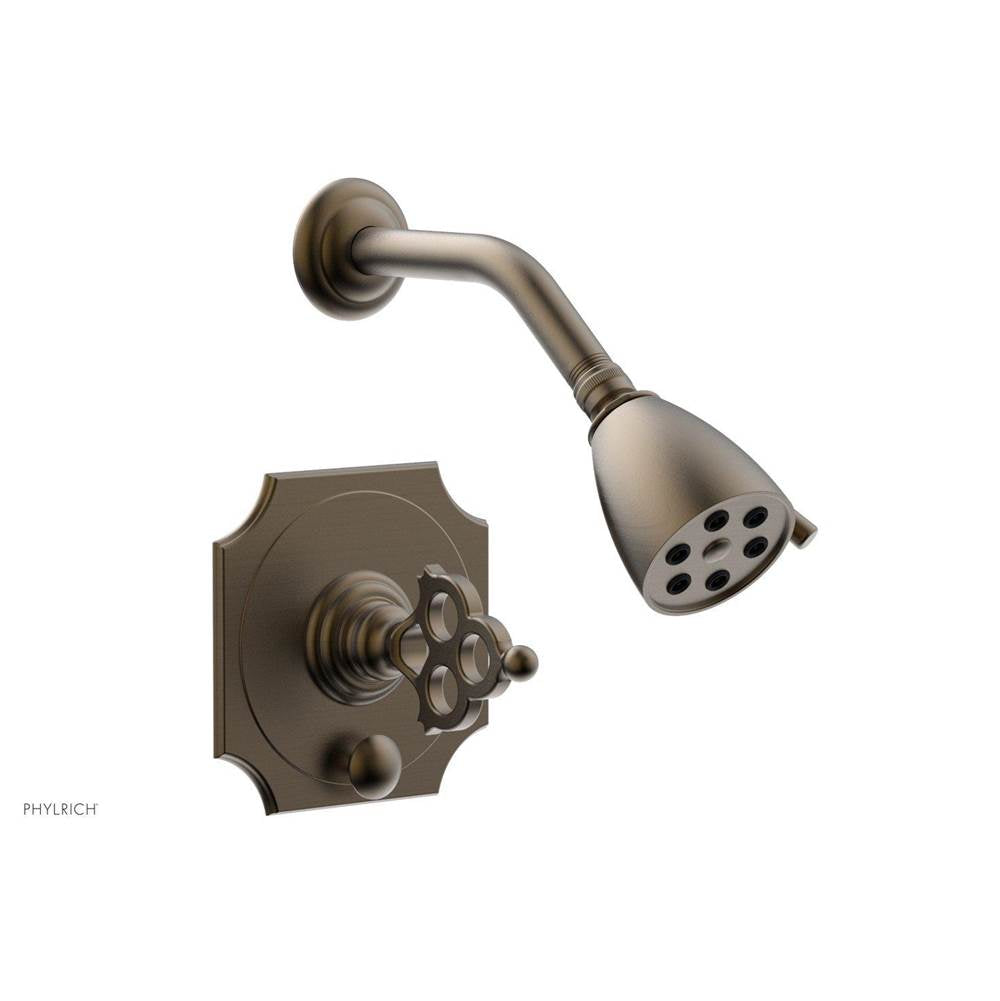 Phylrich - MAISON Pressure Balance Shower and Diverter Set (Less Tub Spout) 4-471 - Antique Brass