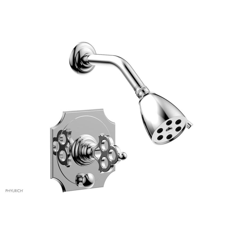 Phylrich - MAISON Pressure Balance Shower and Diverter Set (Less Tub Spout) 4-471 - Satin Brass