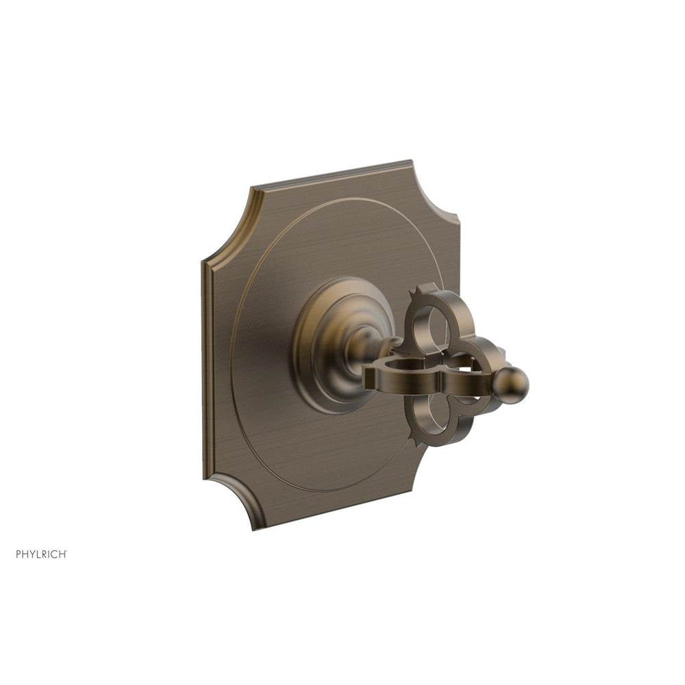 Phylrich - COURONNE 1/2'' Mini Thermostatic Shower Trim 4-472 - Old English Brass