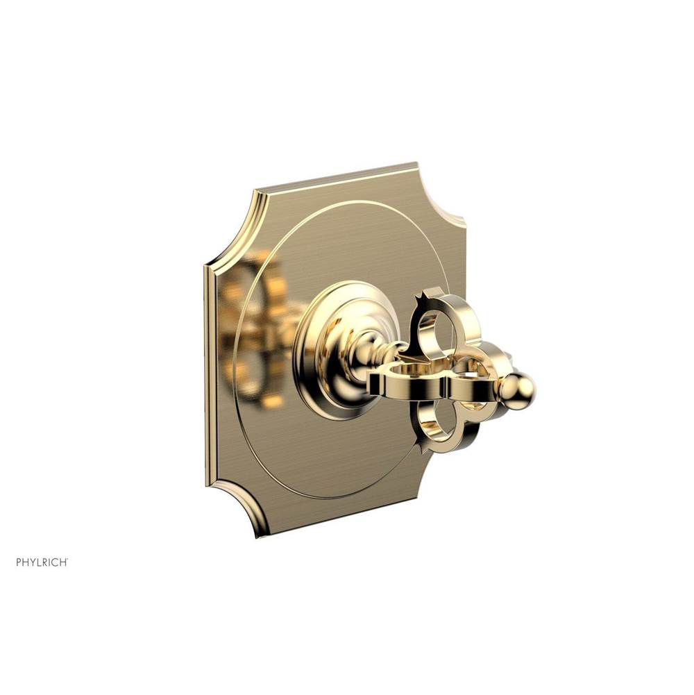 Phylrich - COURONNE 1/2'' Mini Thermostatic Shower Trim 4-472 - Satin Brass