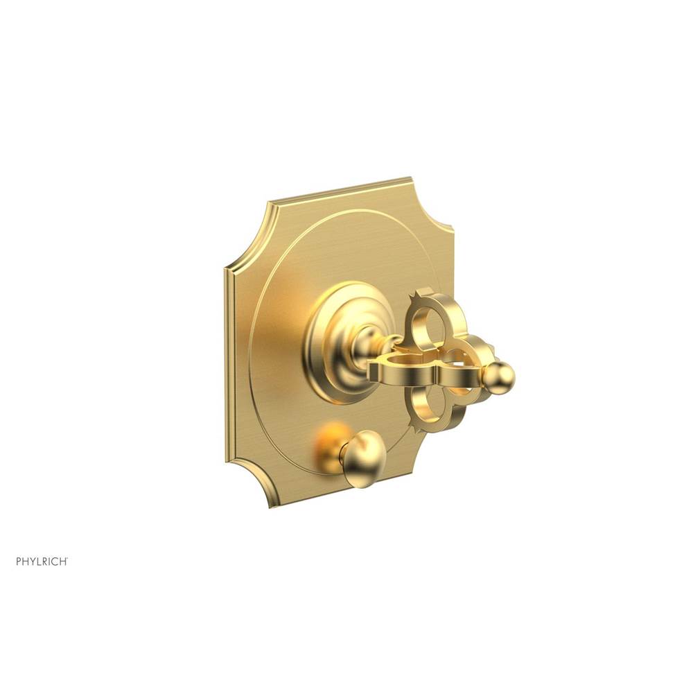 Phylrich - Press Bal Shwr & Div Set - Burnished Gold