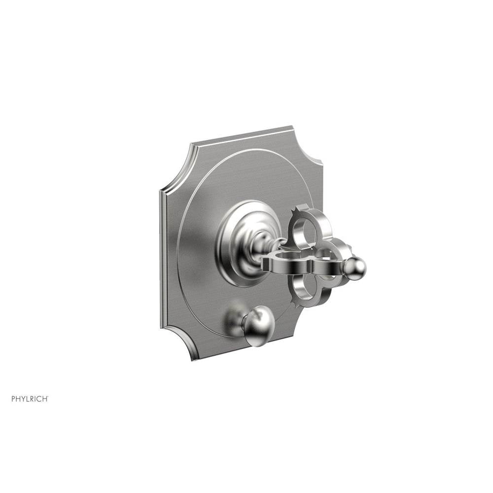 Phylrich - COURONNE Pressure Balance Shower Plate with Diverter and Handle Trim Set 4-473 - Satin chrome