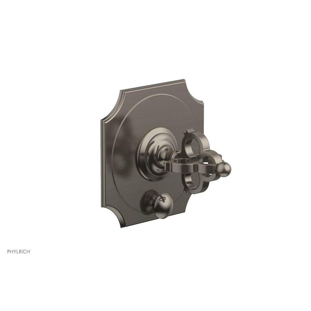 Phylrich - COURONNE Pressure Balance Shower Plate with Diverter and Handle Trim Set 4-473 - Pewter
