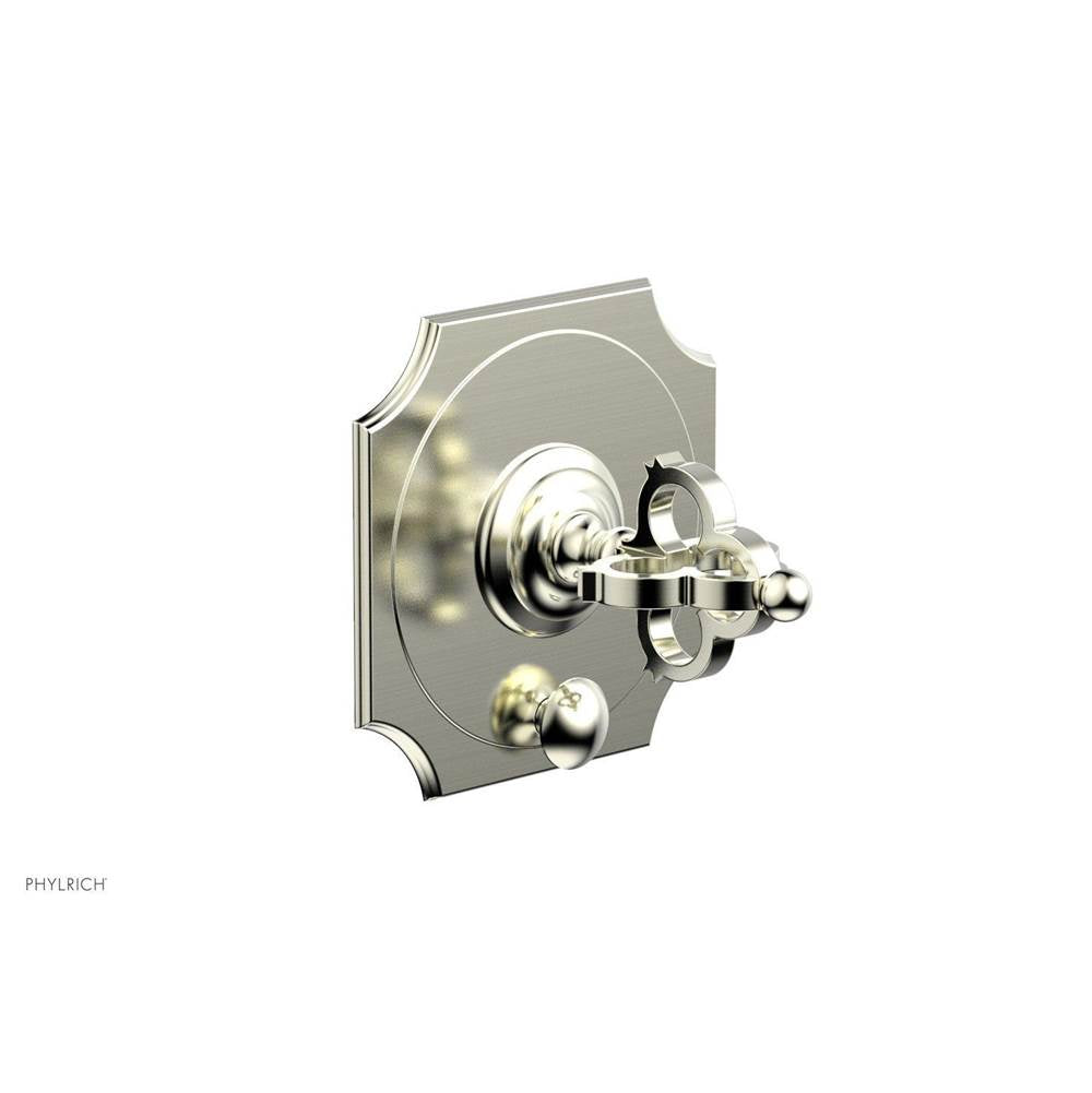 Phylrich - COURONNE Pressure Balance Shower Plate with Diverter and Handle Trim Set 4-473 - Satin Nickel