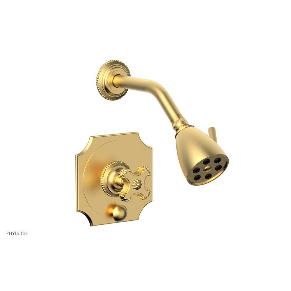 Phylrich - Press Bal Shwr & Div Set Less Spt - Burnished Gold