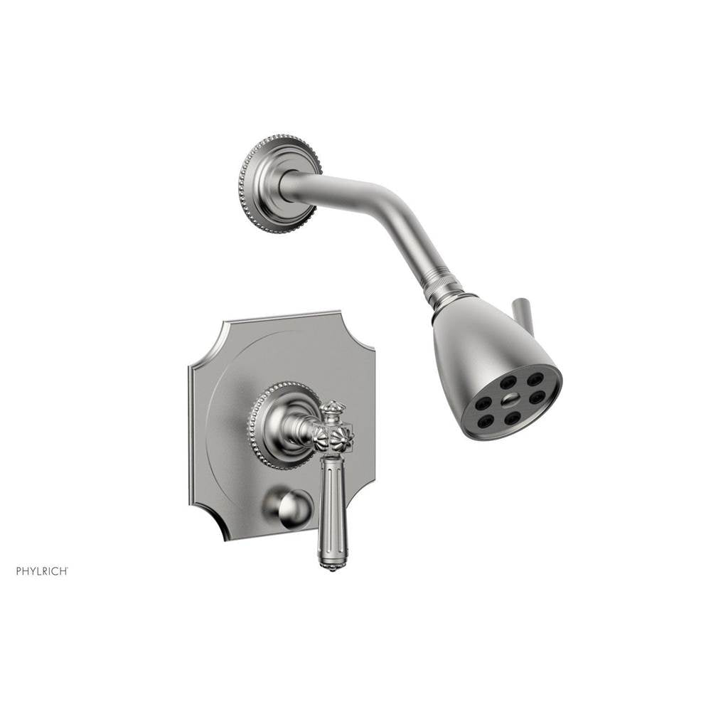 Phylrich - MARVELLE Pressure Balance Shower and Diverter Set (Less Spout), Lever Handle 4-478 - Pewter