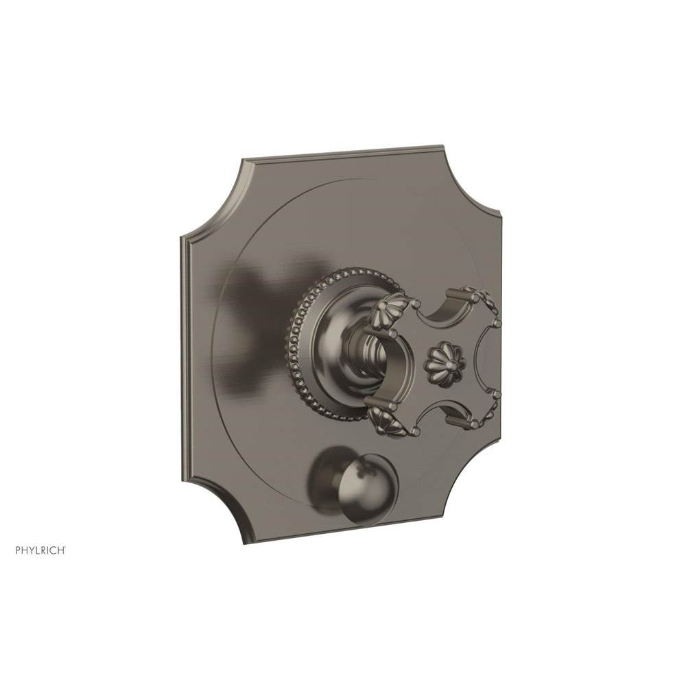 Phylrich - MARVELLE Pressure Balance Shower Plate with Diverter and Handle Trim Set 4-479 - Burnished Nickel