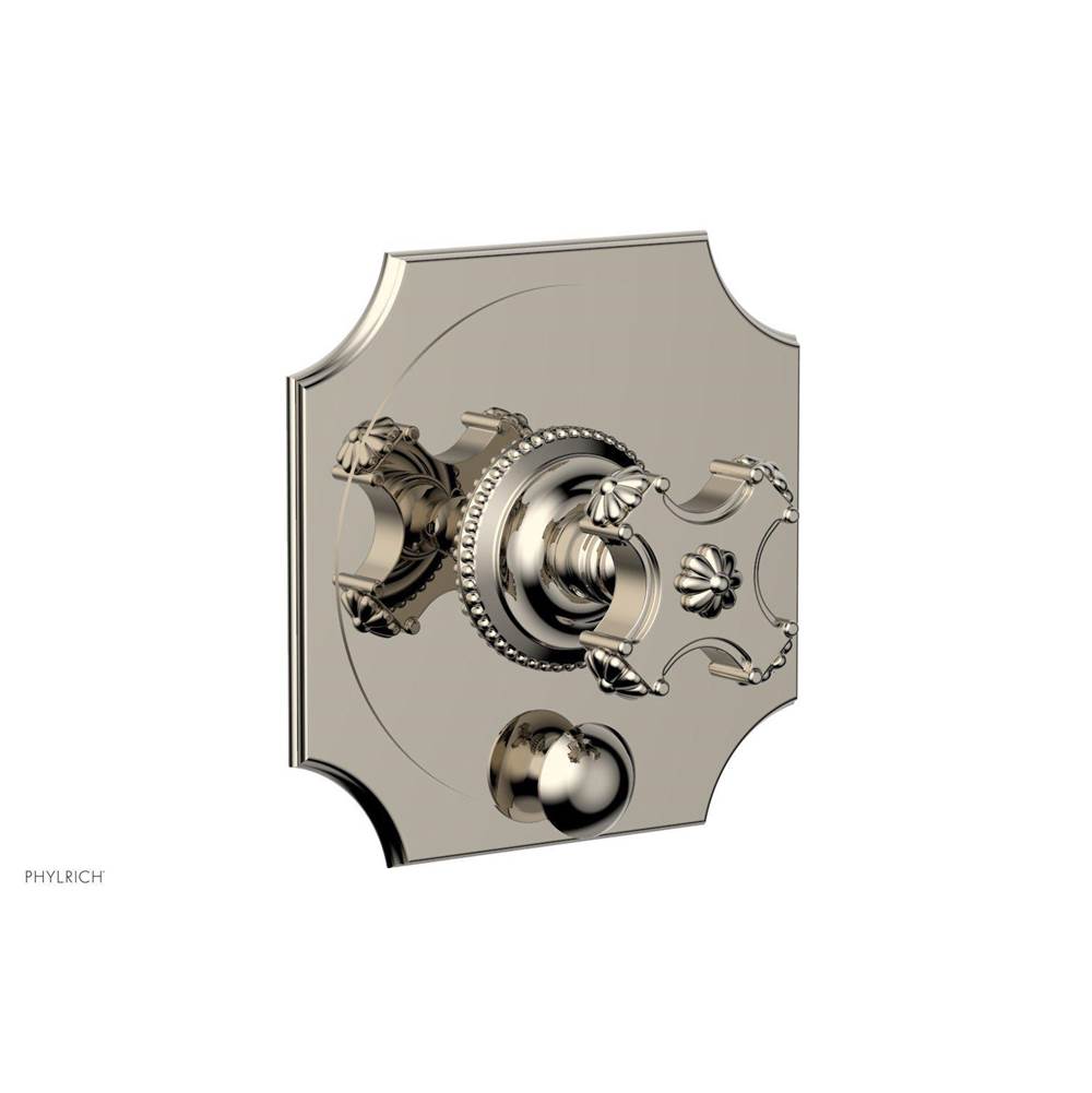 Phylrich - MARVELLE Pressure Balance Shower Plate with Diverter and Handle Trim Set 4-479 - Matte Black