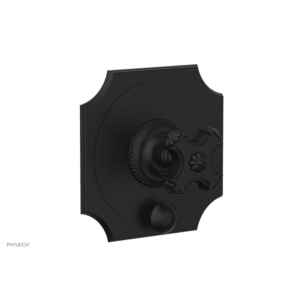 Phylrich - MARVELLE Pressure Balance Shower Plate with Diverter and Handle Trim Set 4-479 - Satin Nickel