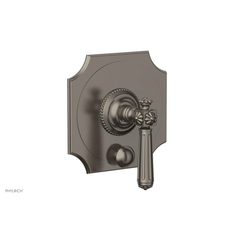 Phylrich - MARVELLE Pressure Balance Shower Plate with Diverter and Handle Trim Set 4-480 - Pewter