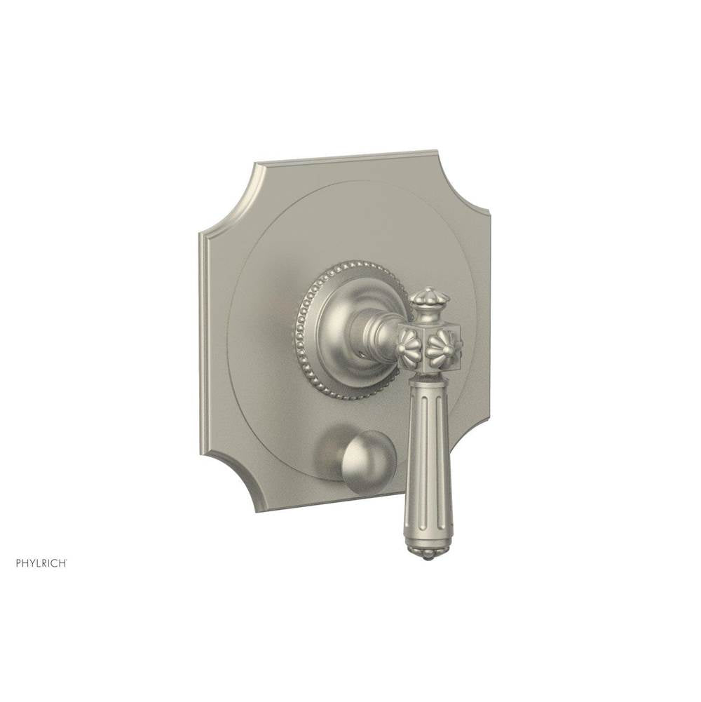 Phylrich - MARVELLE Pressure Balance Shower Plate with Diverter and Handle Trim Set 4-480 - Burnished Nickel