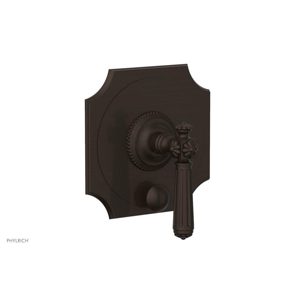 Phylrich - MARVELLE Pressure Balance Shower Plate with Diverter and Handle Trim Set 4-480 - Antique Bronze