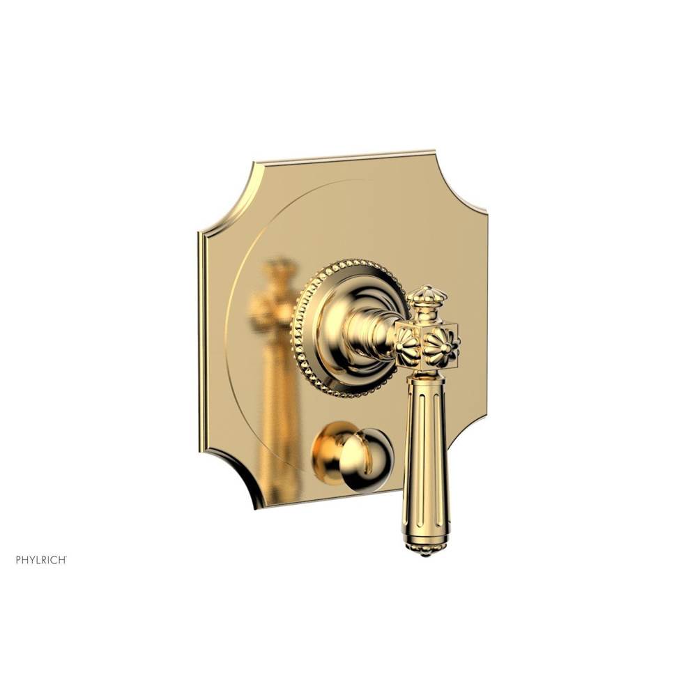 Phylrich - MARVELLE Pressure Balance Shower Plate with Diverter and Handle Trim Set 4-480 - Polished Nickel