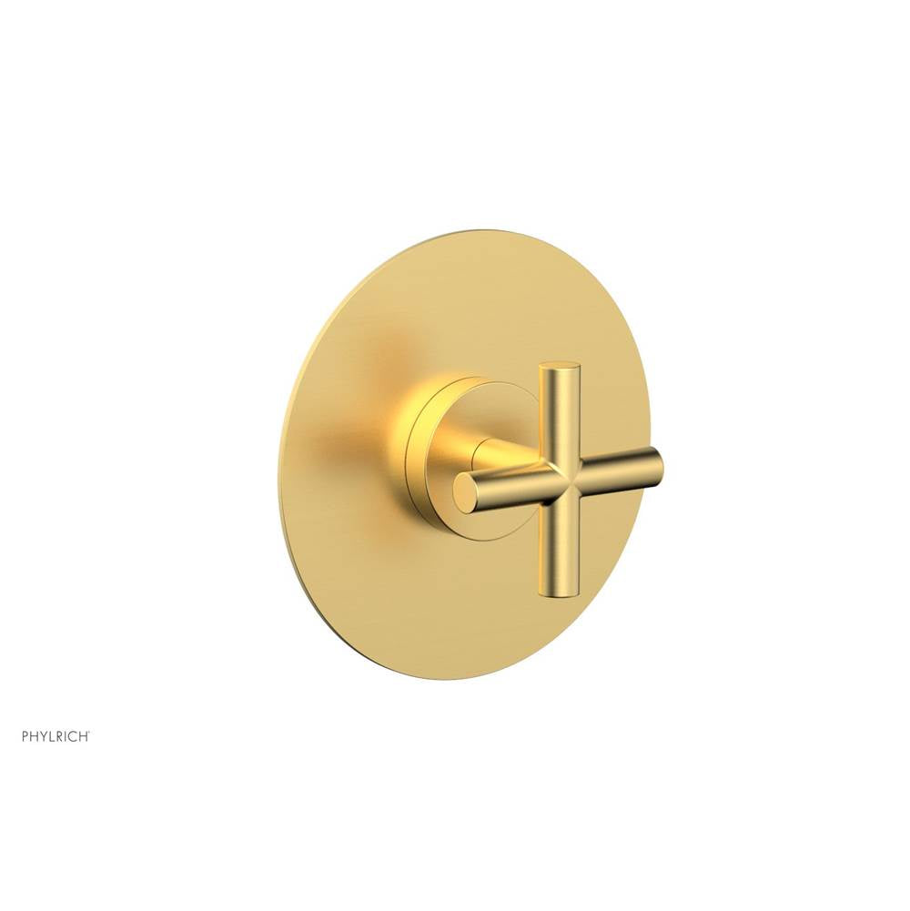 Phylrich - Ts Trim Cross Handle - Burnished Gold