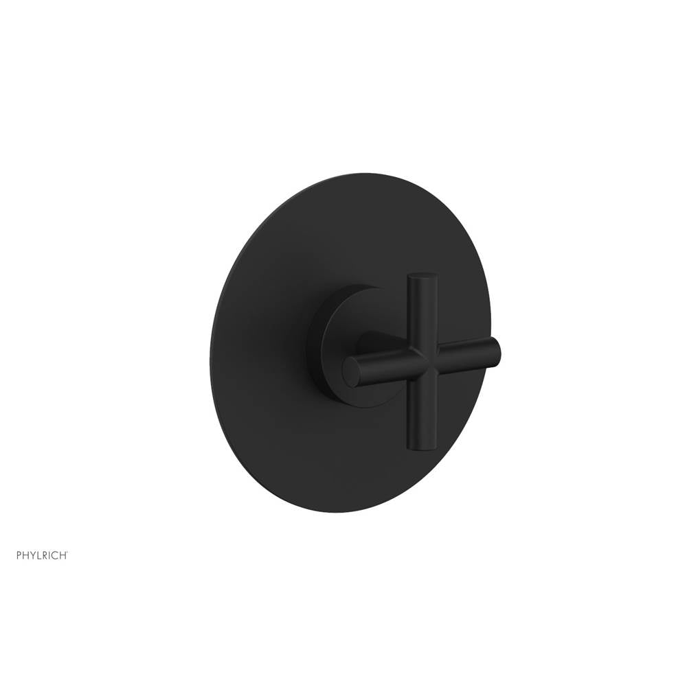 Phylrich - Transition 1/2in or 3/4in Thermostatic Shower Trim - Matte Black